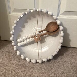 Mud Pie Beaded Serving Bowl Set